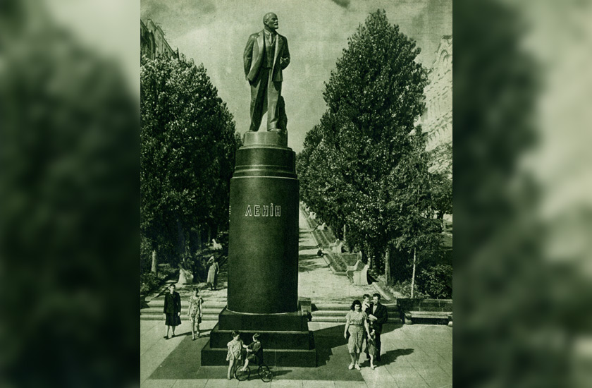 Ленін на бульварі Тараса Шевченка