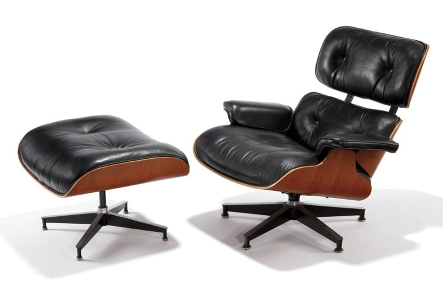 Eames Lounge Chair and Ottoman, авт. Чарльз и Рэй Имз